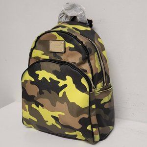 Michael Kors Acid Lemon Camo Backpack